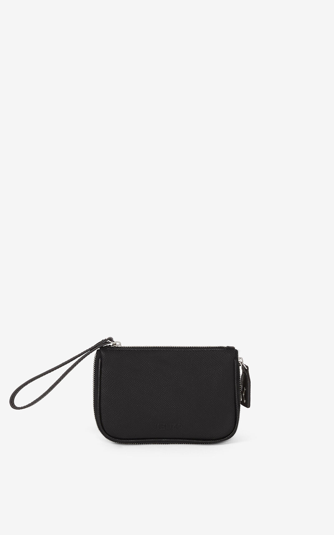 Clutch Kenzo Kompact small grained Cuero Mujer Negras - SKU.1184226